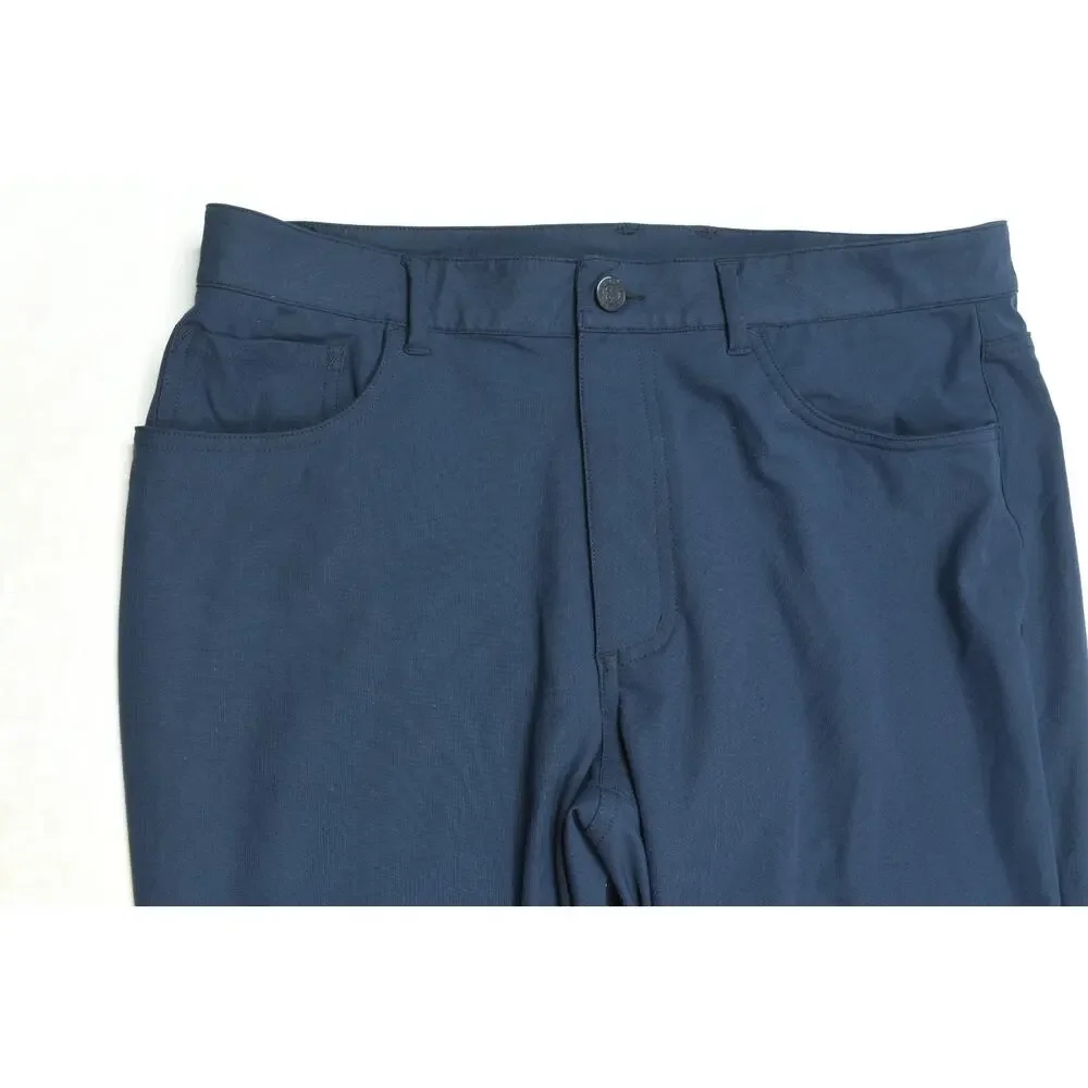 G/FORE Golf Pants Mens 32x29.5 Navy Blue Slim Athletic Fit Stretch